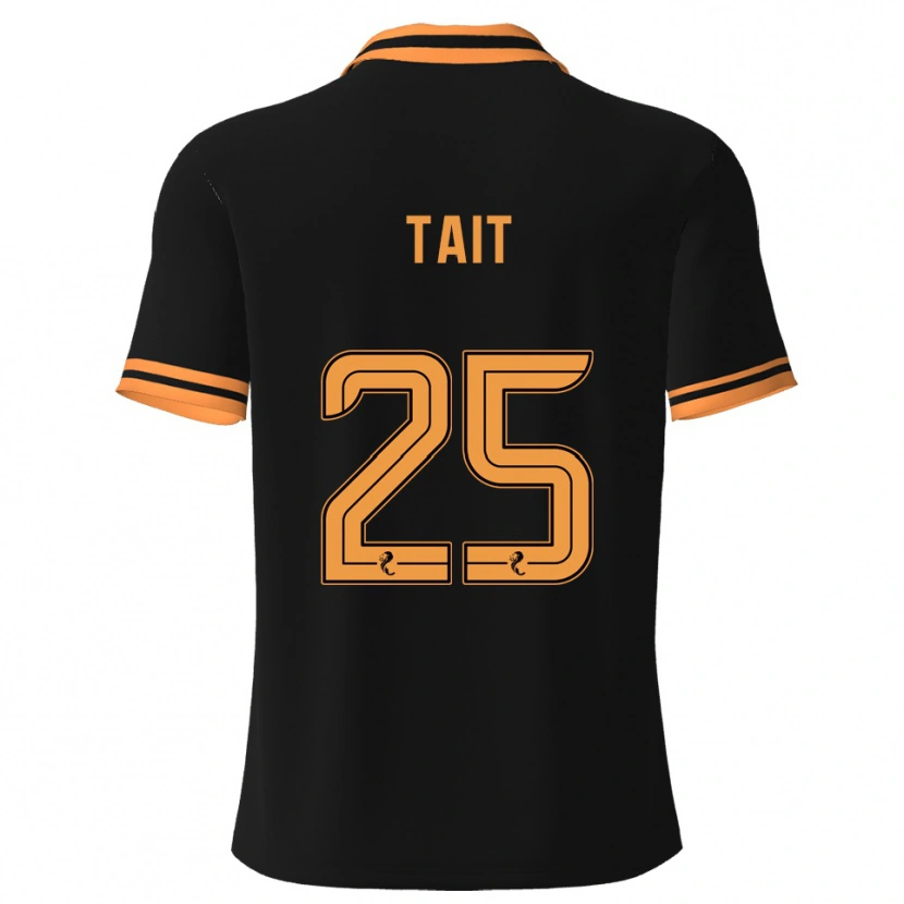 Danxen Dámské Macaulay Tait #25 Černá Žlutá Daleko Hráčské Dresy 2025/26 Dres