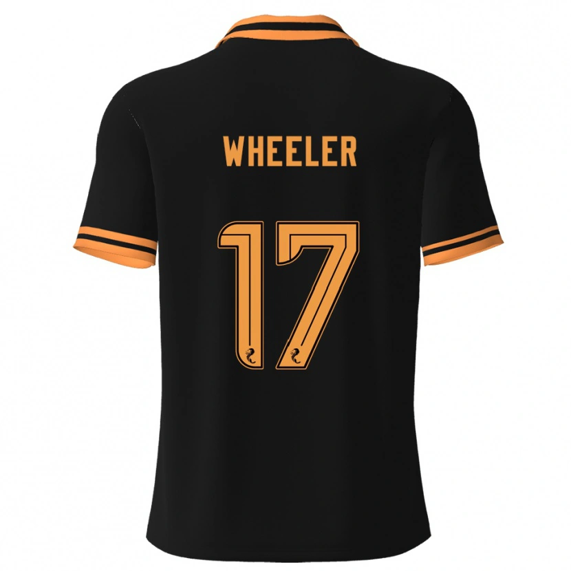 Danxen Dámské Jessica Wheeler #17 Černá Žlutá Daleko Hráčské Dresy 2025/26 Dres