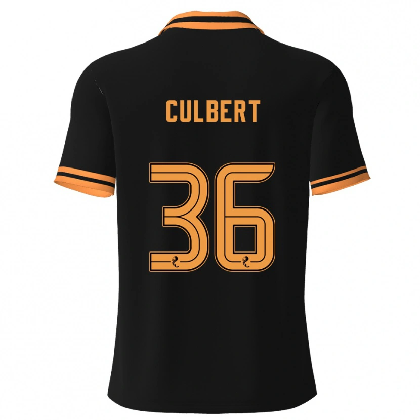 Danxen Dámské Sam Culbert #36 Černá Žlutá Daleko Hráčské Dresy 2025/26 Dres