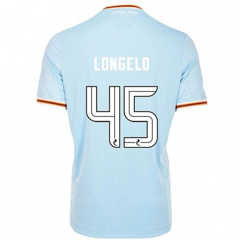 Danxen Dámské Emmanuel Longelo #45 Nebesky Modrá Daleko Hráčské Dresy 2025/26 Dres