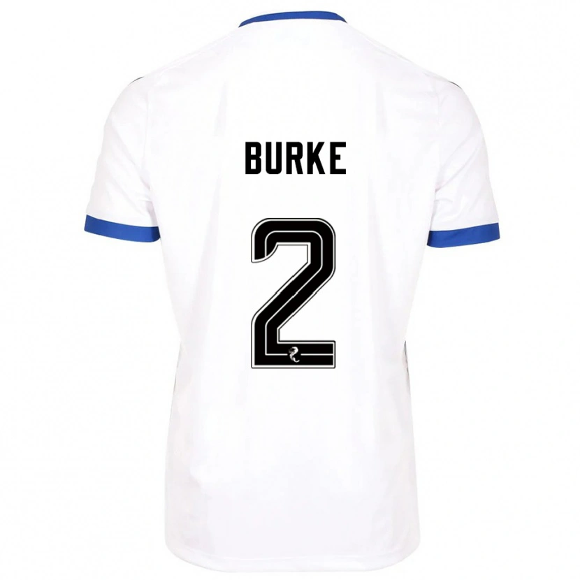 Danxen Dámské Fallon Burke #2 Bílá Modrá Daleko Hráčské Dresy 2025/26 Dres
