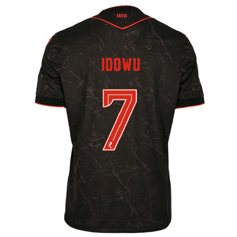 Danxen Dámské Roland Idowu #7 Černá Červená Daleko Hráčské Dresy 2025/26 Dres