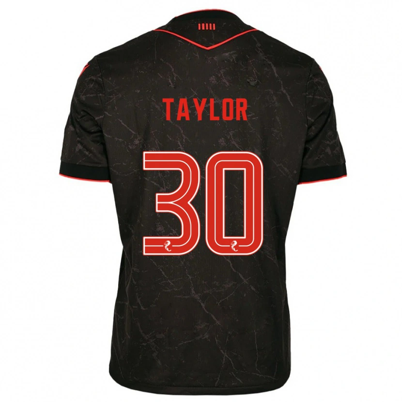 Danxen Dámské Fraser Taylor #30 Černá Červená Daleko Hráčské Dresy 2025/26 Dres