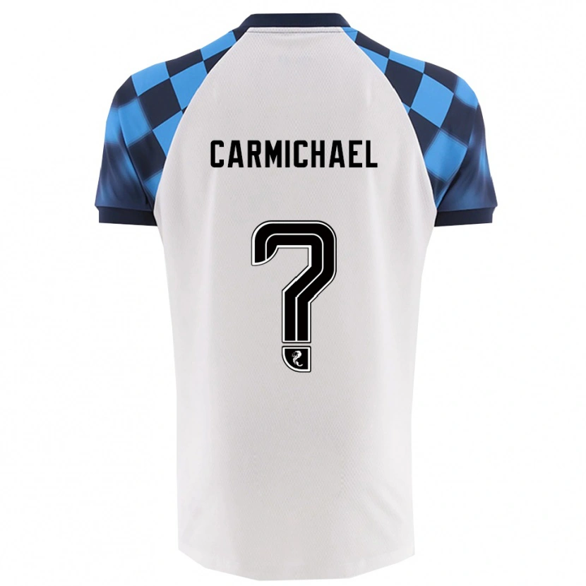 Danxen Dámské Liam Carmichael #0 Bílá Nebesky Modrá Daleko Hráčské Dresy 2025/26 Dres