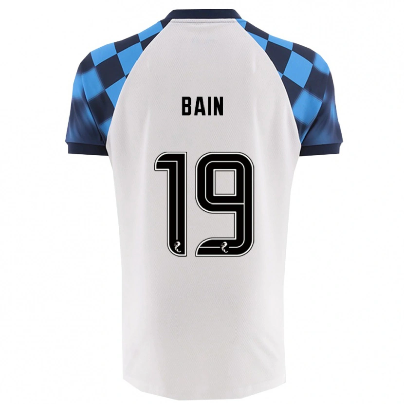 Danxen Dámské Scott Bain #19 Bílá Nebesky Modrá Daleko Hráčské Dresy 2025/26 Dres