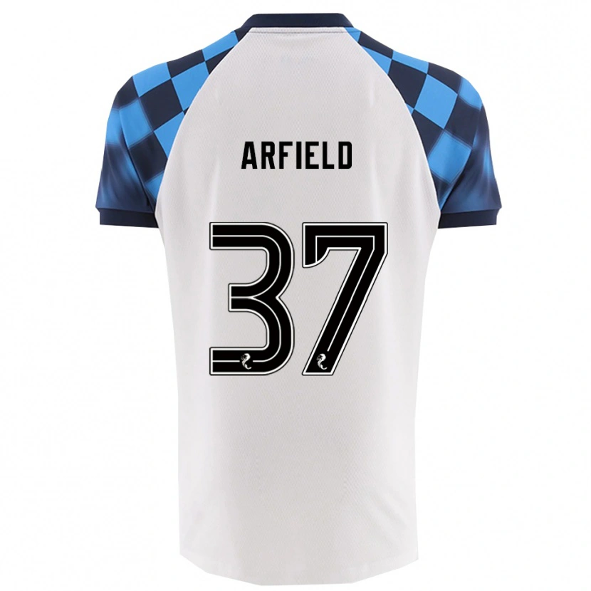 Danxen Dámské Scott Arfield #37 Bílá Nebesky Modrá Daleko Hráčské Dresy 2025/26 Dres