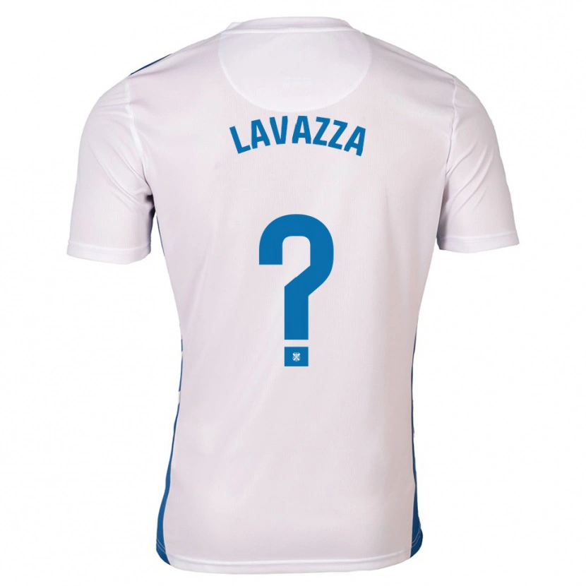 Danxen Dětské Sebastián Lavazza #0 Bílá Modrá Domů Hráčské Dresy 2025/26 Dres