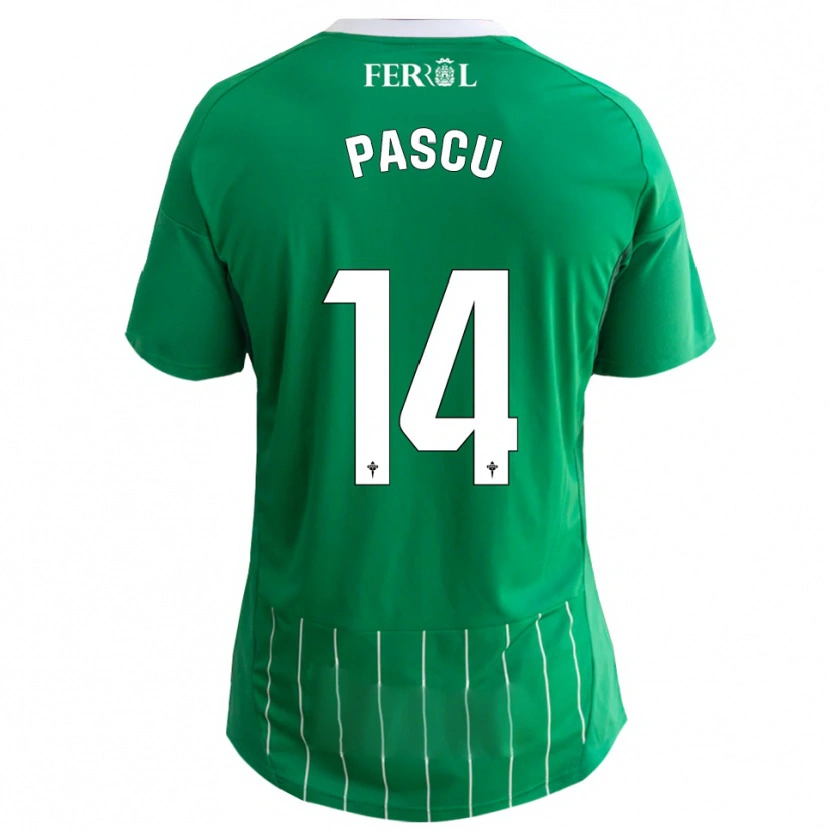 Danxen Dětské Pascu #14 Zelená Bílá Domů Hráčské Dresy 2025/26 Dres