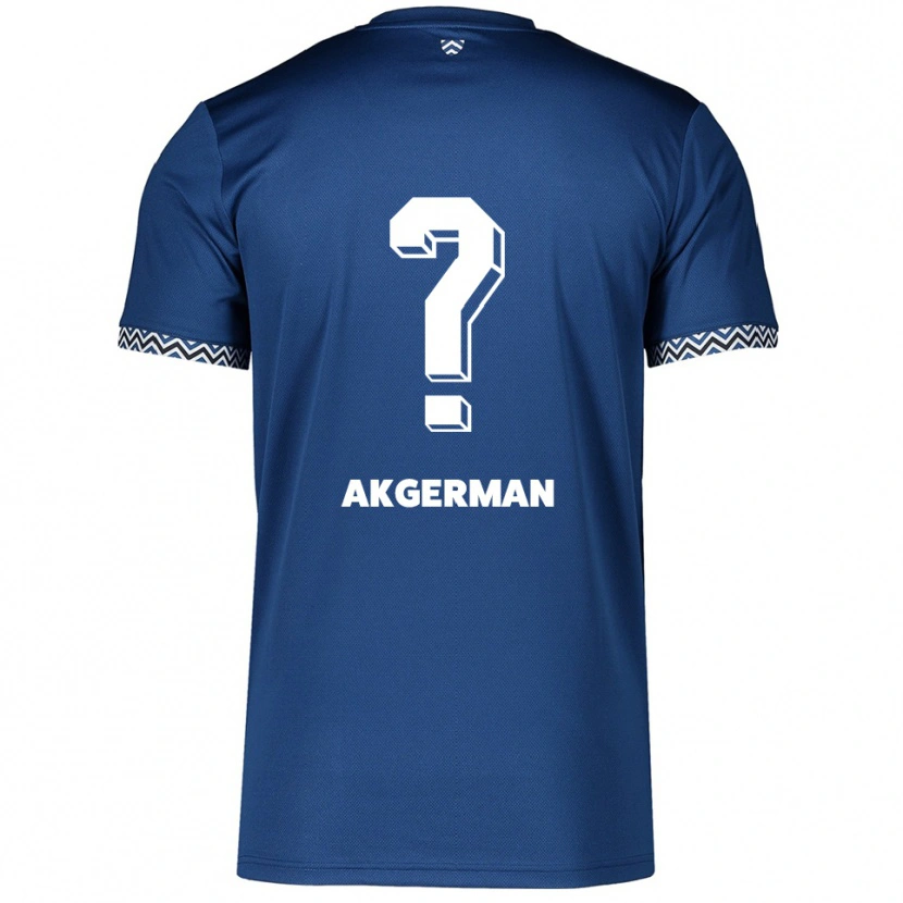 Danxen Dětské Taha Akgerman #0 Námořnická Bílá Domů Hráčské Dresy 2025/26 Dres