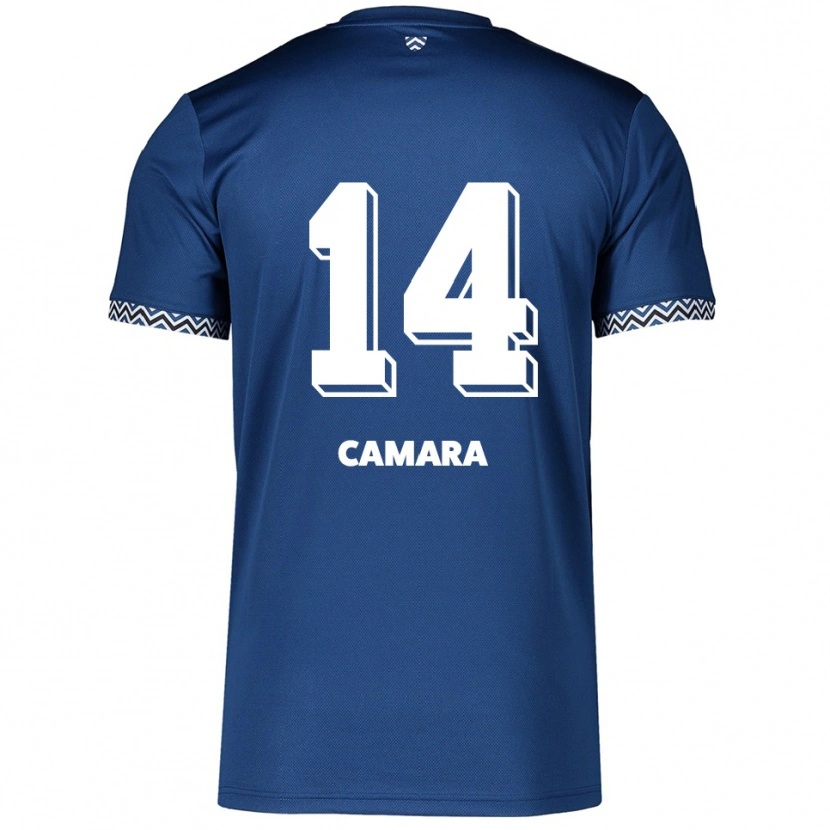 Danxen Dětské Fode Camara #14 Námořnická Bílá Domů Hráčské Dresy 2025/26 Dres