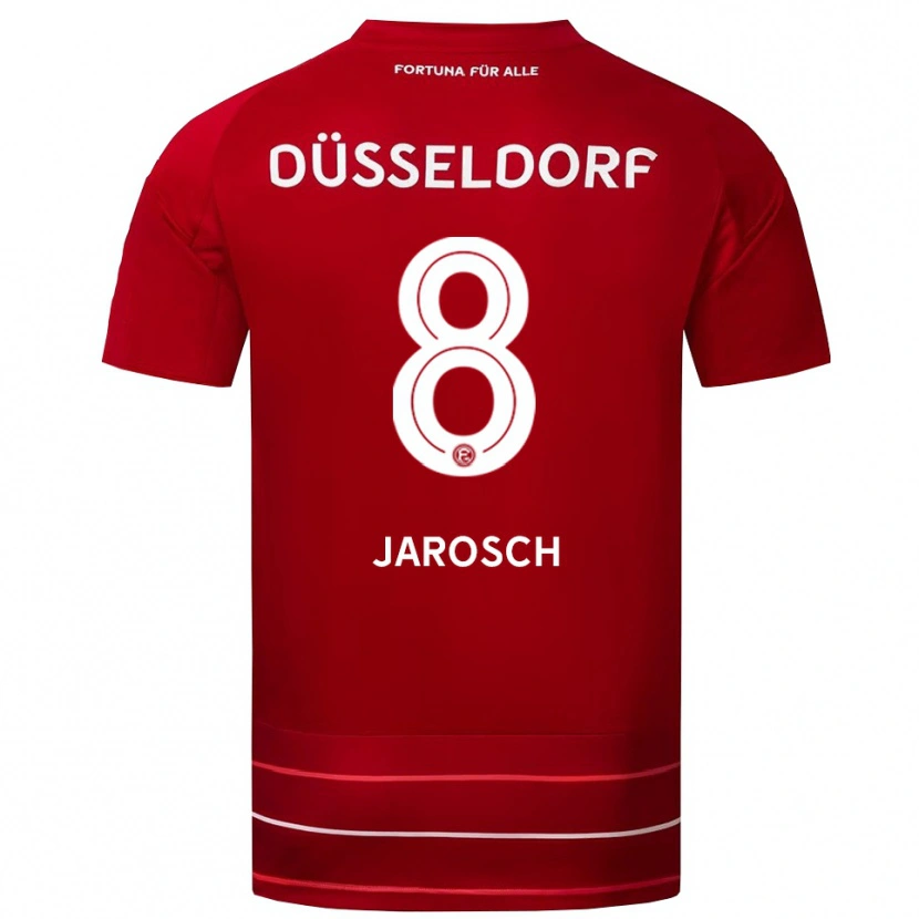 Danxen Dětské Marek Jarosch #8 Červená Bílá Domů Hráčské Dresy 2025/26 Dres