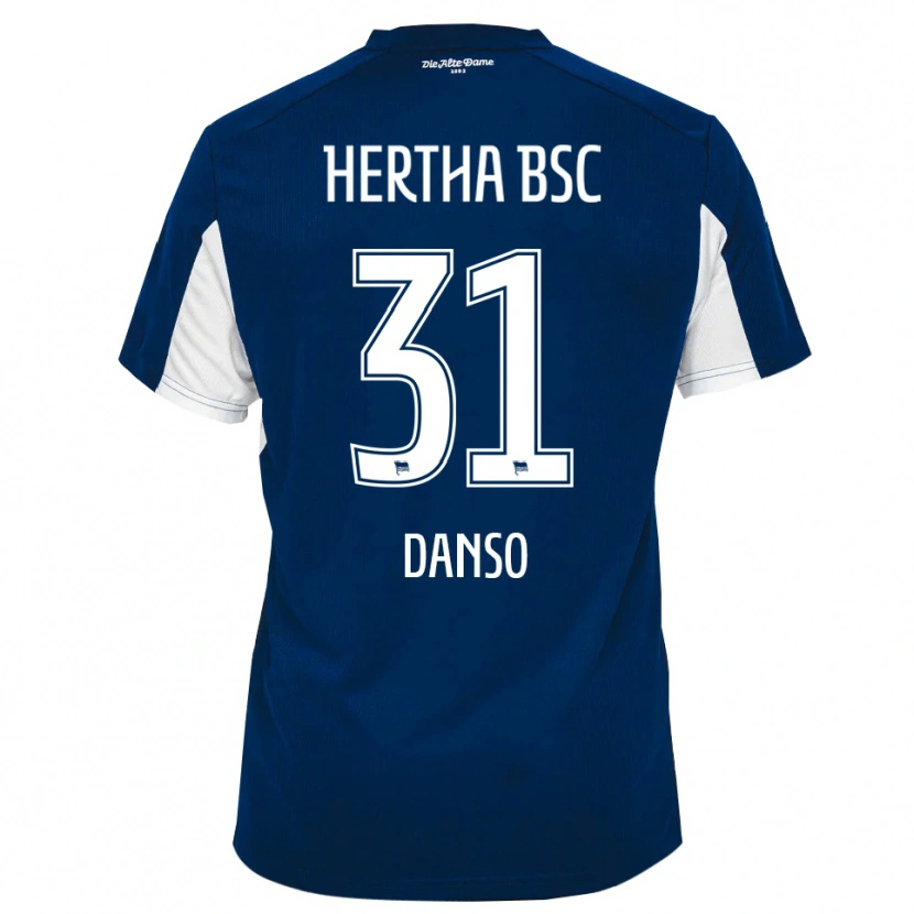 Danxen Dětské Serwaah-Bonsu Danso #31 Bílá Modrá Domů Hráčské Dresy 2025/26 Dres