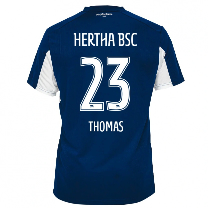 Danxen Dětské Aaliyah Thomas #23 Bílá Modrá Domů Hráčské Dresy 2025/26 Dres