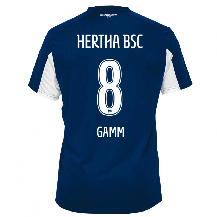 Danxen Dětské Giorgio Gamm #8 Bílá Modrá Domů Hráčské Dresy 2025/26 Dres