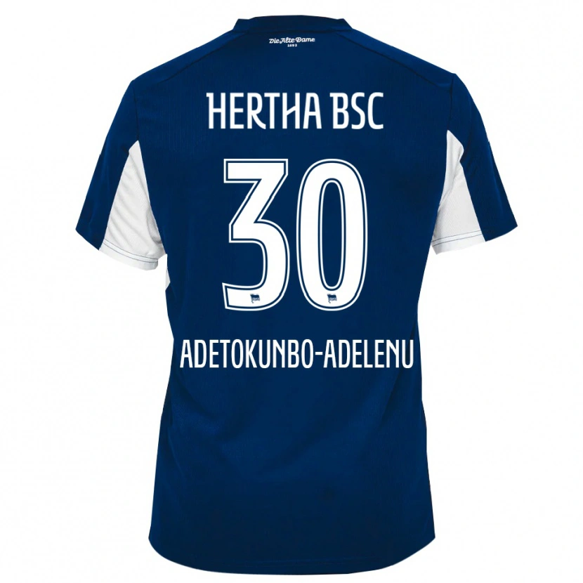 Danxen Dětské Oluwajimi Adetokunbo-Adelenu #30 Bílá Modrá Domů Hráčské Dresy 2025/26 Dres
