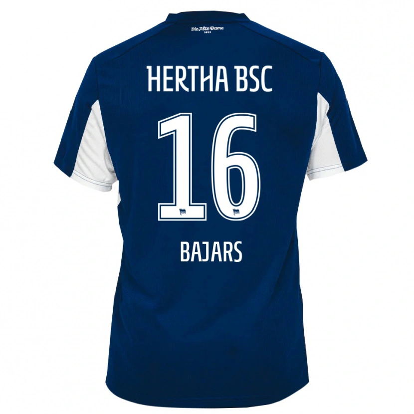 Danxen Dětské Marko Bajars #16 Bílá Modrá Domů Hráčské Dresy 2025/26 Dres