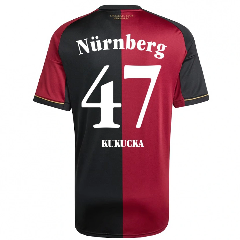 Danxen Dětské Michal Kukucka #47 Vínová Černá Domů Hráčské Dresy 2025/26 Dres