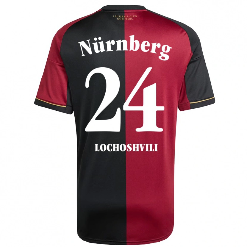 Danxen Dětské Luka Lochoshvili #24 Vínová Černá Domů Hráčské Dresy 2025/26 Dres