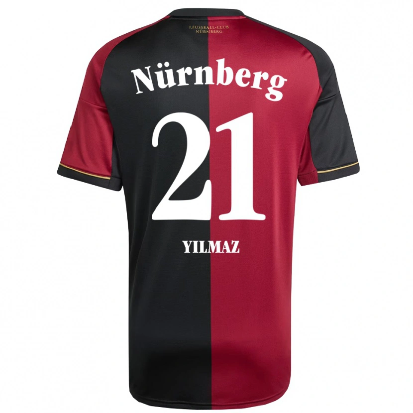 Danxen Dětské Berkay Yilmaz #21 Vínová Černá Domů Hráčské Dresy 2025/26 Dres