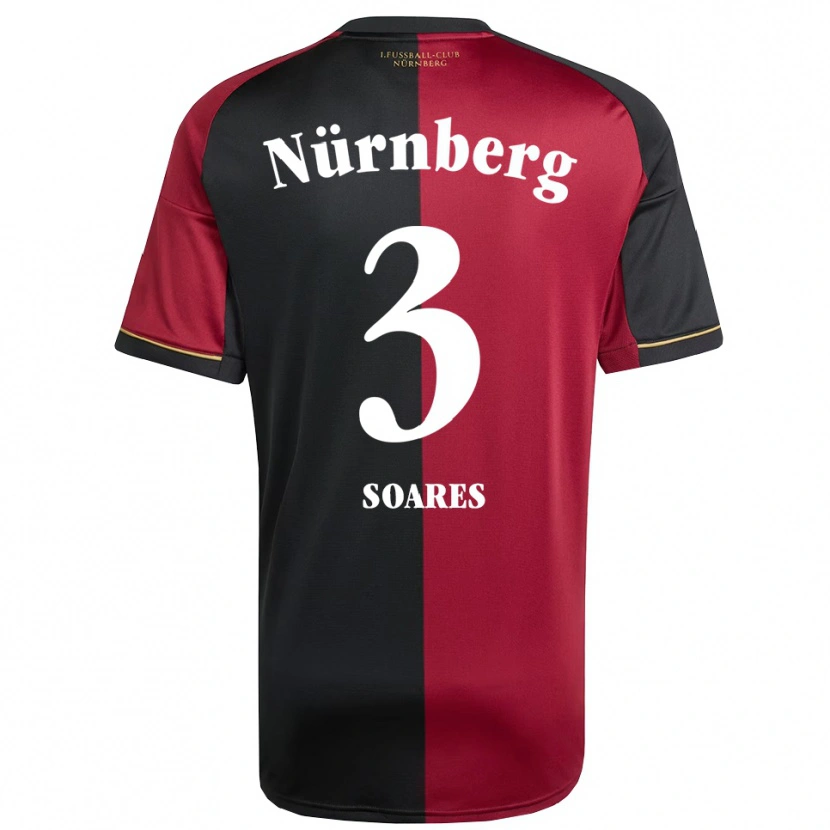 Danxen Dětské Danilo Soares #3 Vínová Černá Domů Hráčské Dresy 2025/26 Dres