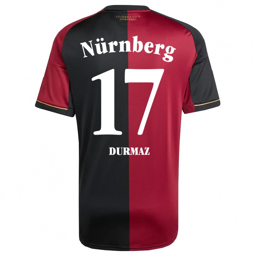Danxen Dětské Enes Durmaz #17 Vínová Černá Domů Hráčské Dresy 2025/26 Dres