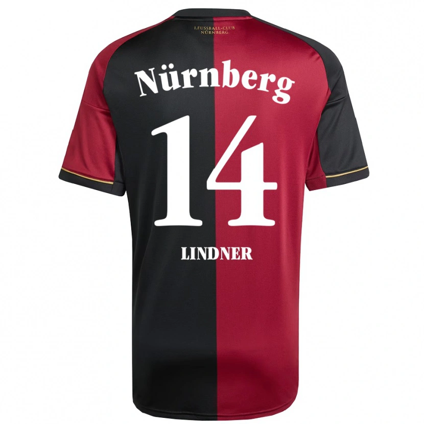 Danxen Dětské Marlene Lindner #14 Vínová Černá Domů Hráčské Dresy 2025/26 Dres