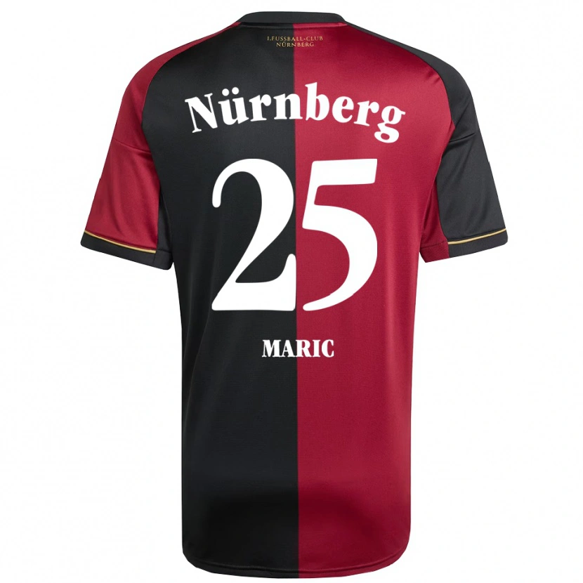 Danxen Dětské Luka Maric #25 Vínová Černá Domů Hráčské Dresy 2025/26 Dres