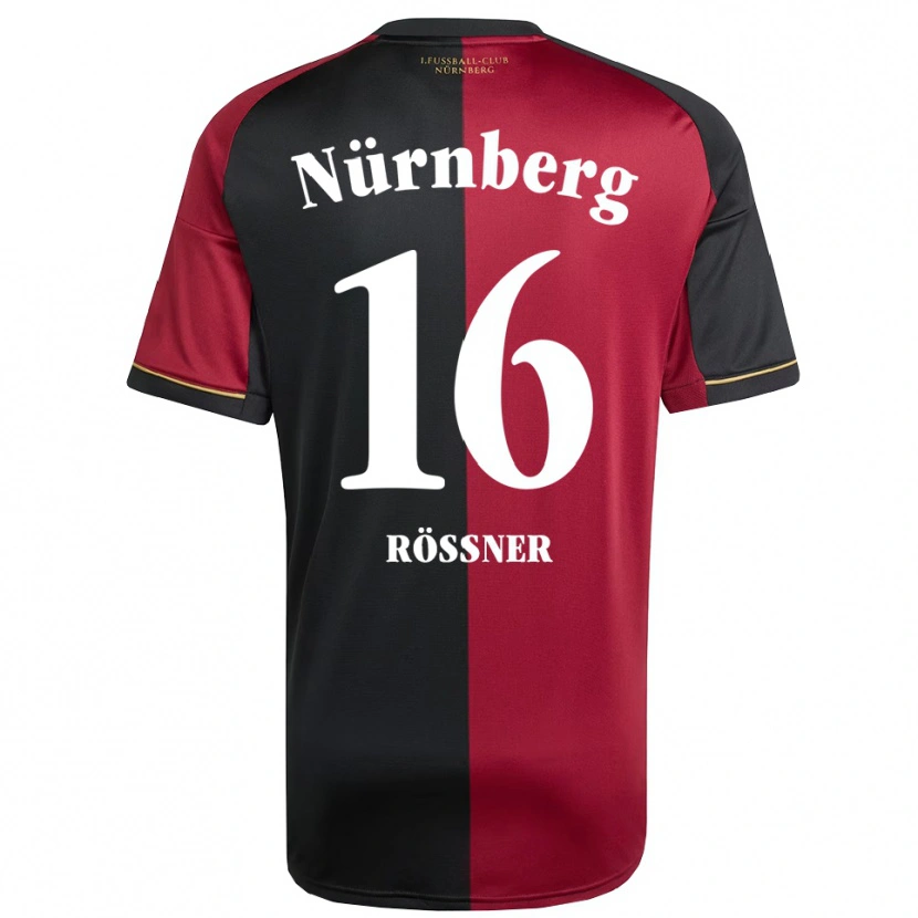 Danxen Dětské Marlon Rößner #16 Vínová Černá Domů Hráčské Dresy 2025/26 Dres