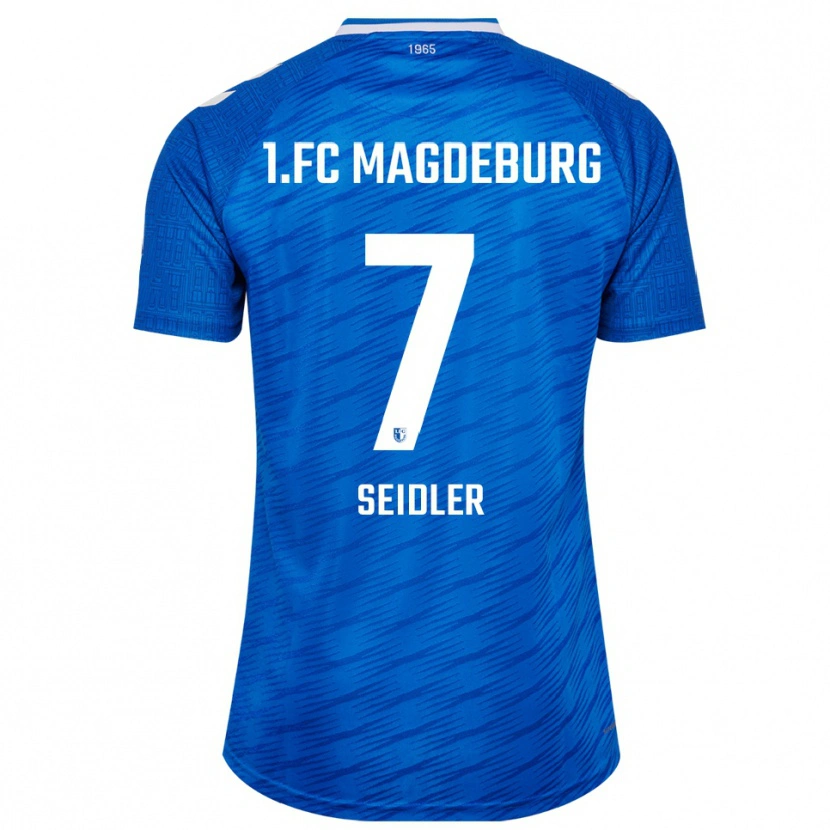 Danxen Dětské Wiebke Seidler #7 Modrá Bílá Domů Hráčské Dresy 2025/26 Dres