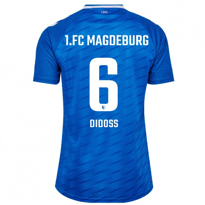 Danxen Dětské Fadi Didoss #6 Modrá Bílá Domů Hráčské Dresy 2025/26 Dres