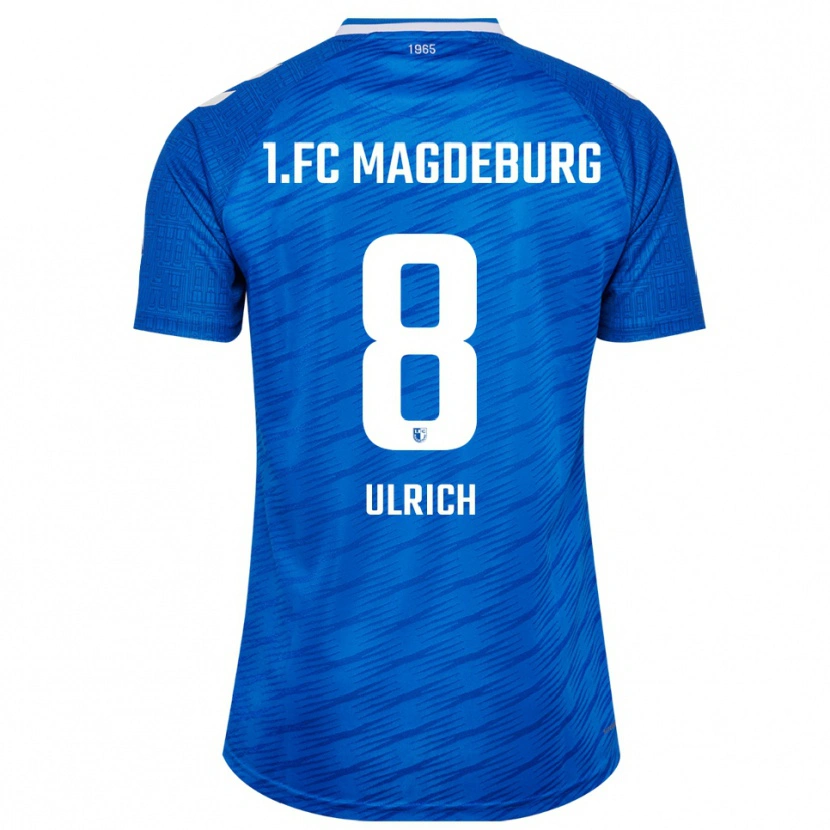 Danxen Dětské Laurin Ulrich #8 Modrá Bílá Domů Hráčské Dresy 2025/26 Dres