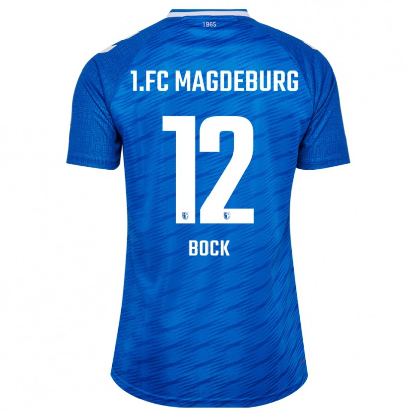 Danxen Dětské Armin Bock #12 Modrá Bílá Domů Hráčské Dresy 2025/26 Dres