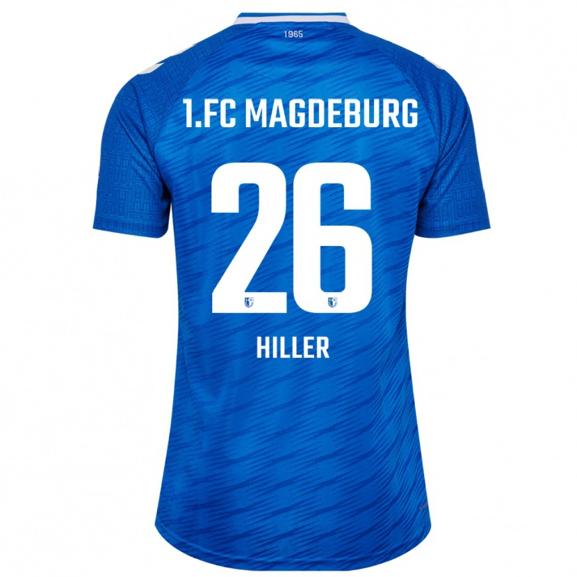 Danxen Dětské Lenny Hiller #26 Modrá Bílá Domů Hráčské Dresy 2025/26 Dres