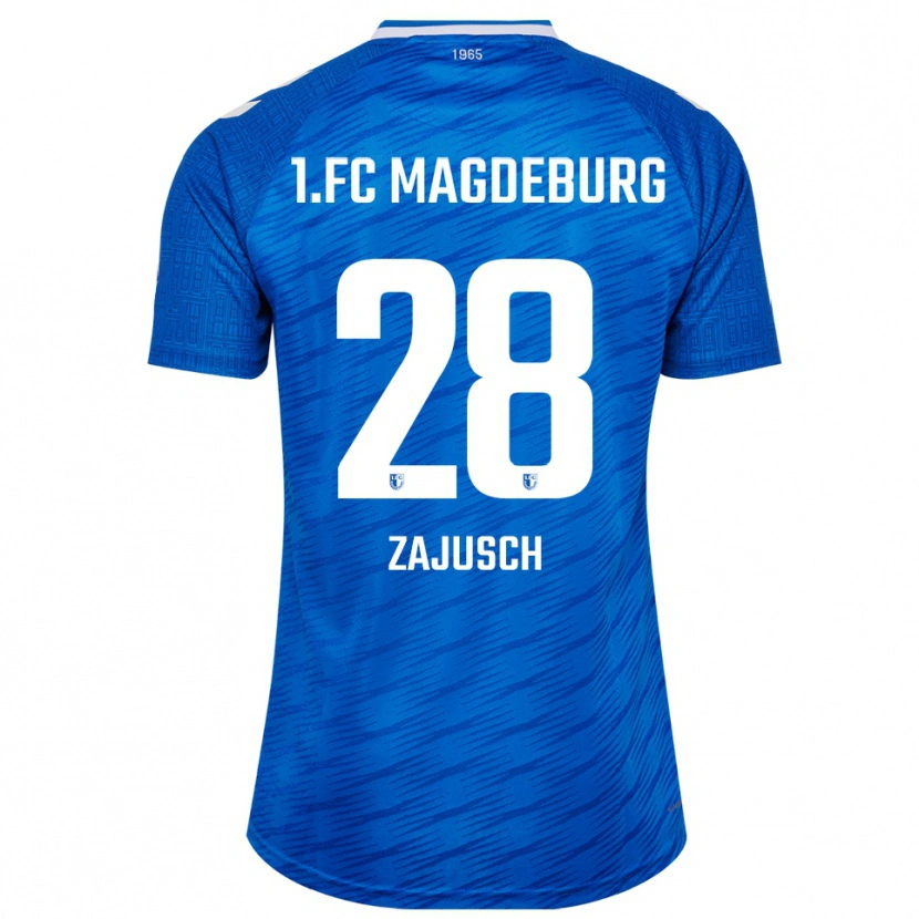 Danxen Dětské Marcel Zajusch #28 Modrá Bílá Domů Hráčské Dresy 2025/26 Dres