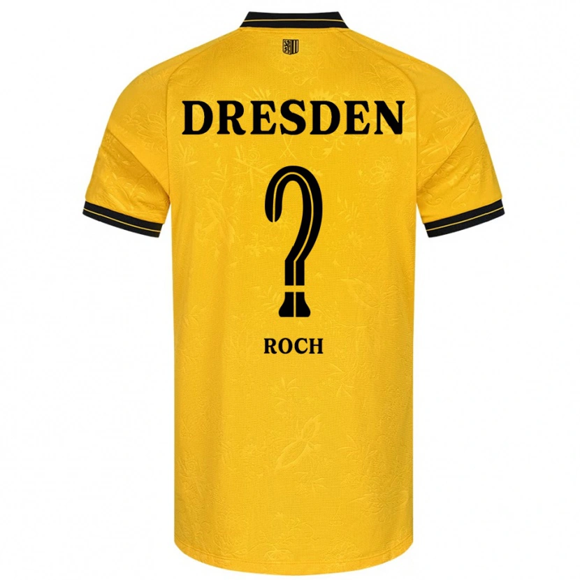Danxen Dětské Kasmodiah Roch #0 Žlutá Černá Domů Hráčské Dresy 2025/26 Dres