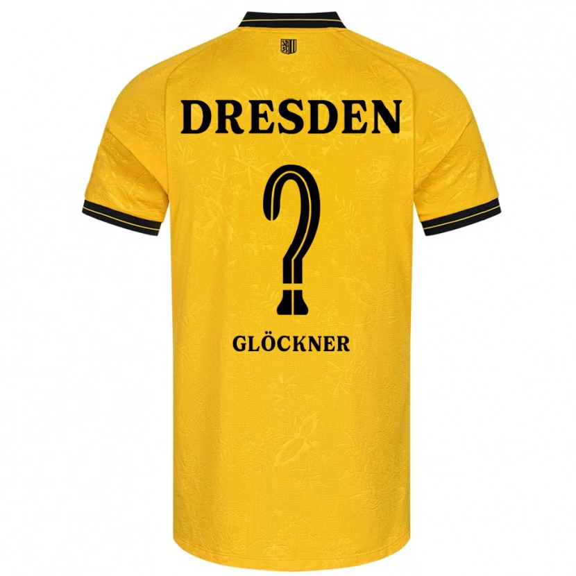 Danxen Dětské Patricia Glöckner #0 Žlutá Černá Domů Hráčské Dresy 2025/26 Dres