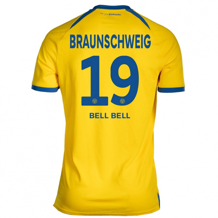 Danxen Dětské Leon Bell Bell #19 Žlutá Modrá Domů Hráčské Dresy 2025/26 Dres