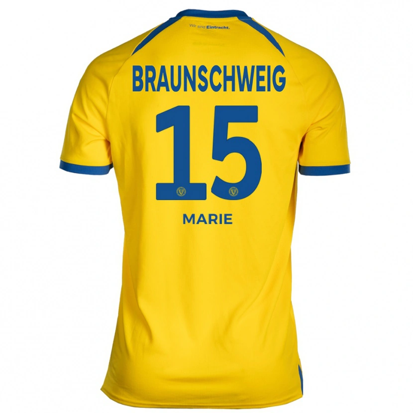 Danxen Dětské Max Marie #15 Žlutá Modrá Domů Hráčské Dresy 2025/26 Dres