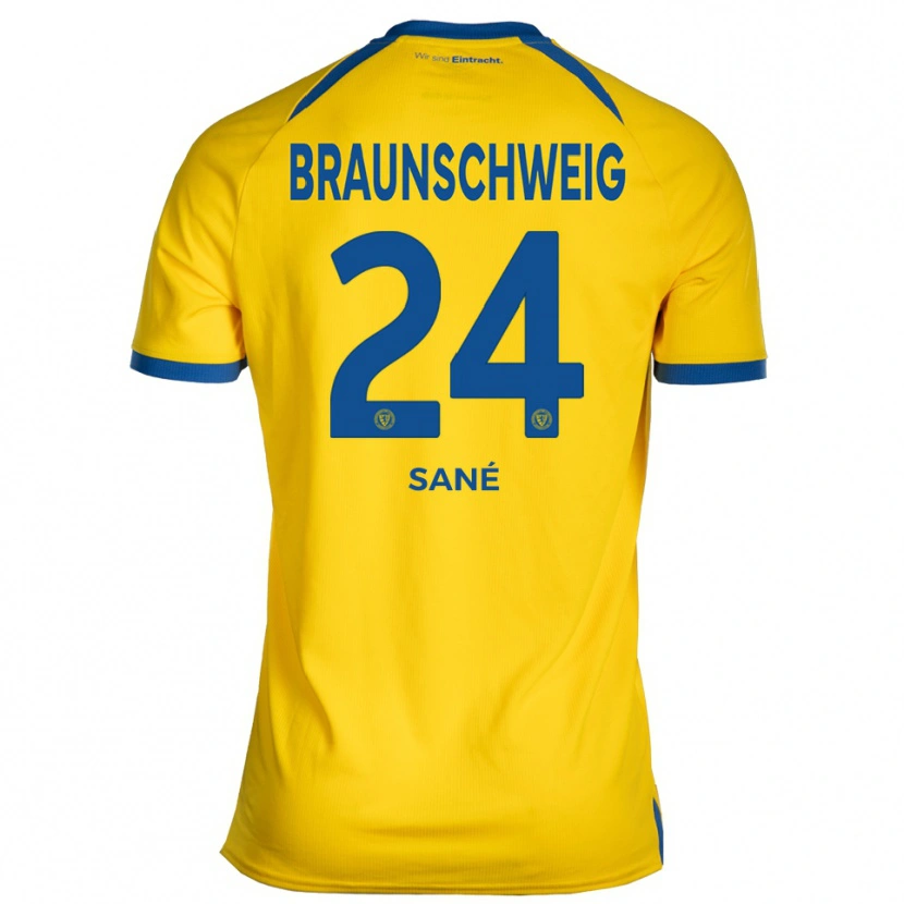Danxen Dětské Sidi Sané #24 Žlutá Modrá Domů Hráčské Dresy 2025/26 Dres