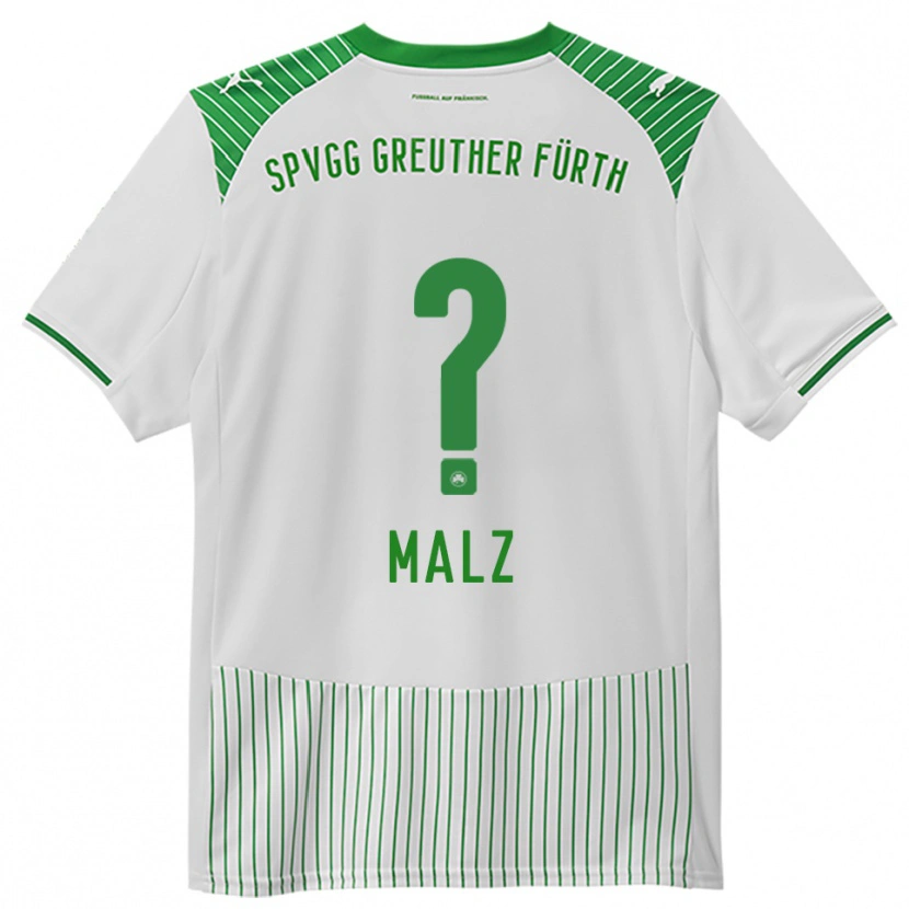 Danxen Dětské Emily-Sophie Malz #0 Bílá Zelená Domů Hráčské Dresy 2025/26 Dres