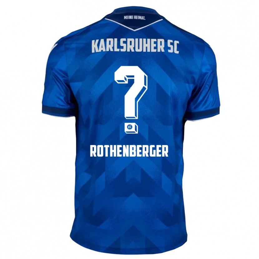Danxen Dětské Paulina Rothenberger #0 Modrá Bílá Domů Hráčské Dresy 2025/26 Dres