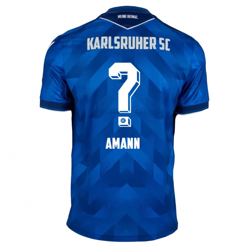 Danxen Dětské Jennifer Amann #0 Modrá Bílá Domů Hráčské Dresy 2025/26 Dres
