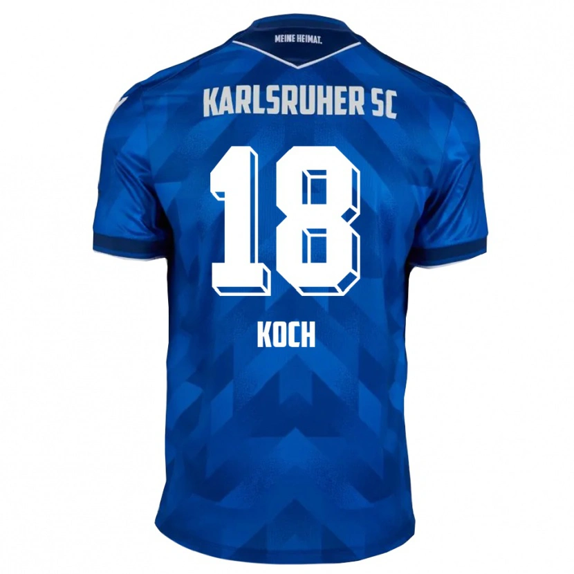 Danxen Dětské Aki Koch #18 Modrá Bílá Domů Hráčské Dresy 2025/26 Dres