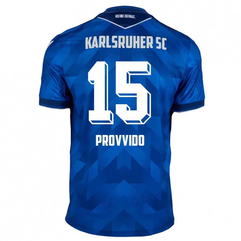 Danxen Dětské Luca Provvido #15 Modrá Bílá Domů Hráčské Dresy 2025/26 Dres