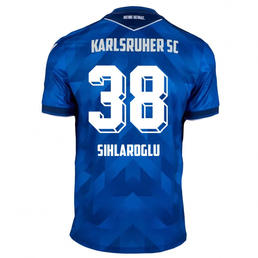 Danxen Dětské Efe-Kaan Sihlaroglu #38 Modrá Bílá Domů Hráčské Dresy 2025/26 Dres