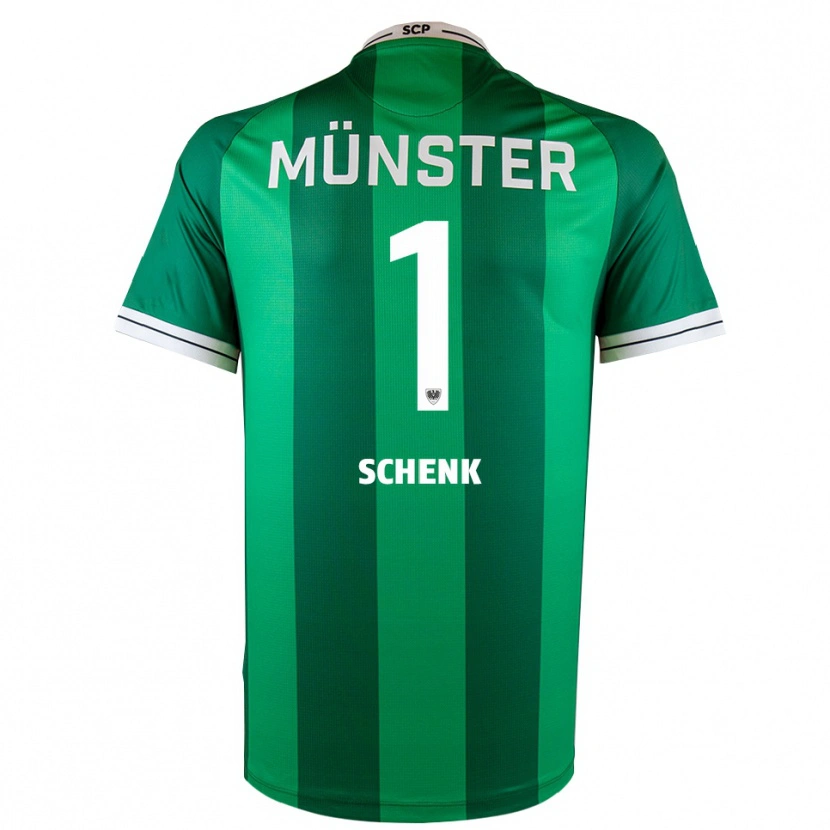 Danxen Dětské Johannes Schenk #1 Zelená Bílá Domů Hráčské Dresy 2025/26 Dres