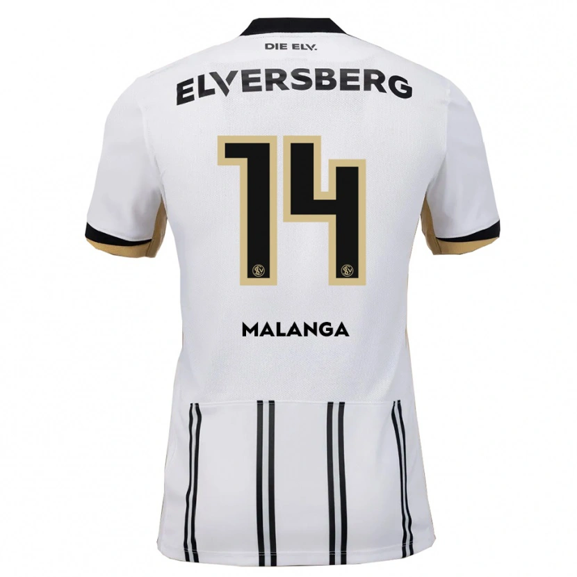 Danxen Dětské Jarzinho Malanga #14 Bílá Černá Domů Hráčské Dresy 2025/26 Dres