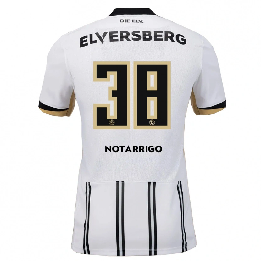 Danxen Dětské Tyler Notarrigo #38 Bílá Černá Domů Hráčské Dresy 2025/26 Dres