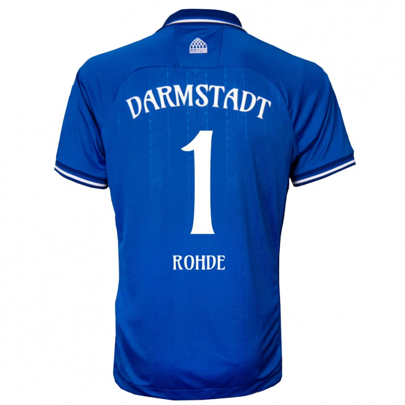 Danxen Dětské Til Rohde #1 Modrá Bílá Domů Hráčské Dresy 2025/26 Dres