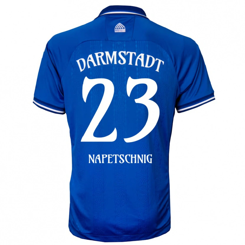 Danxen Dětské Raphael Napetschnig #23 Modrá Bílá Domů Hráčské Dresy 2025/26 Dres